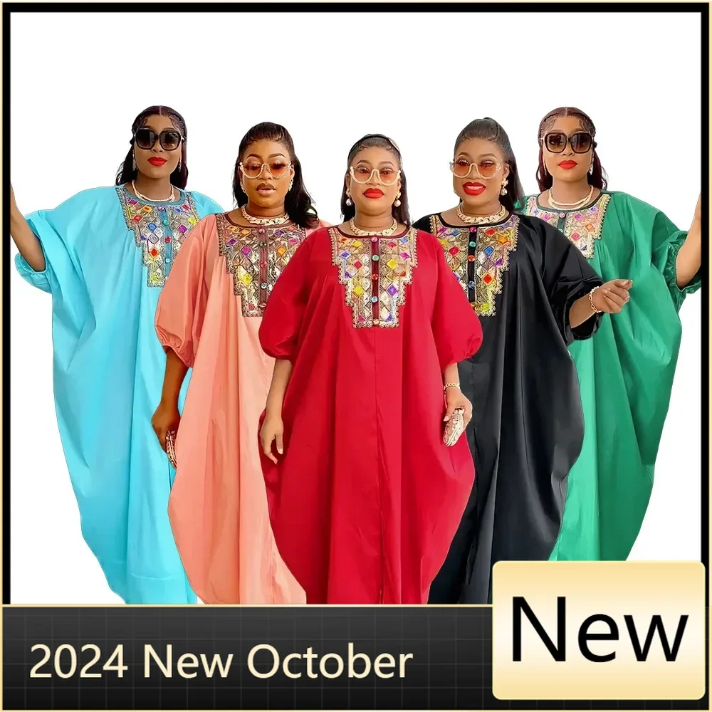 

Dubai African Party Dresses For Women Plus Size Maxi Robe Dashiki Sequin Africa Clothing Wedding Prom Evening Gown Muslim Abayas