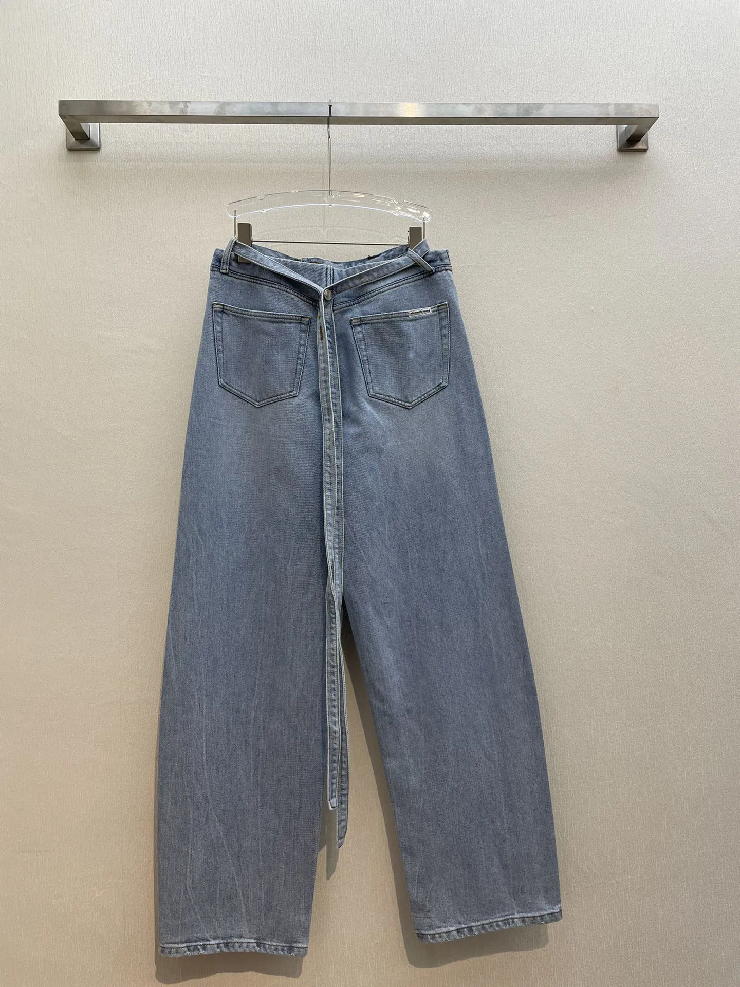 Mid - to low-rise Harlan jeans