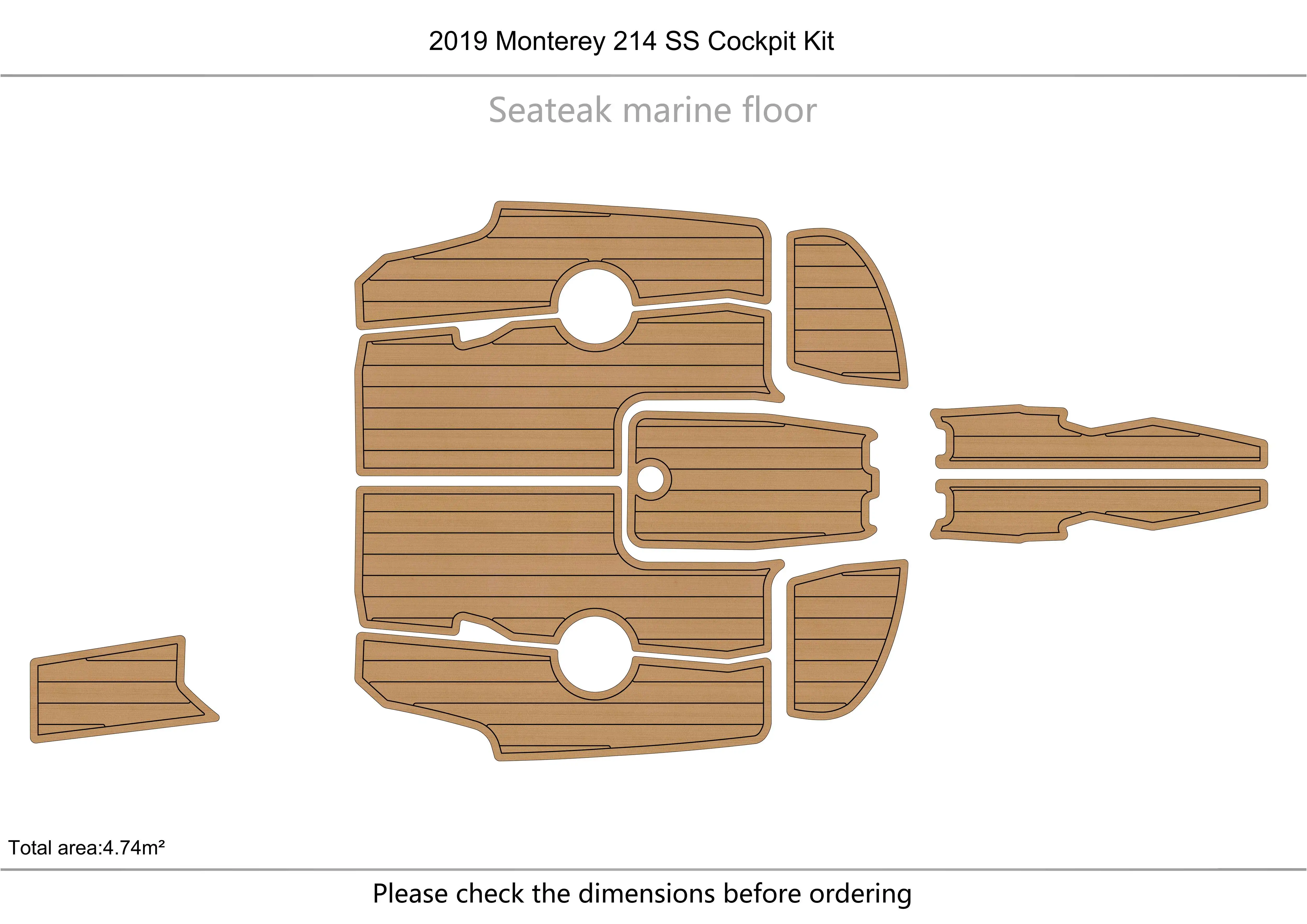 2019 Monterey 214 SS Cockpit kit   1/4