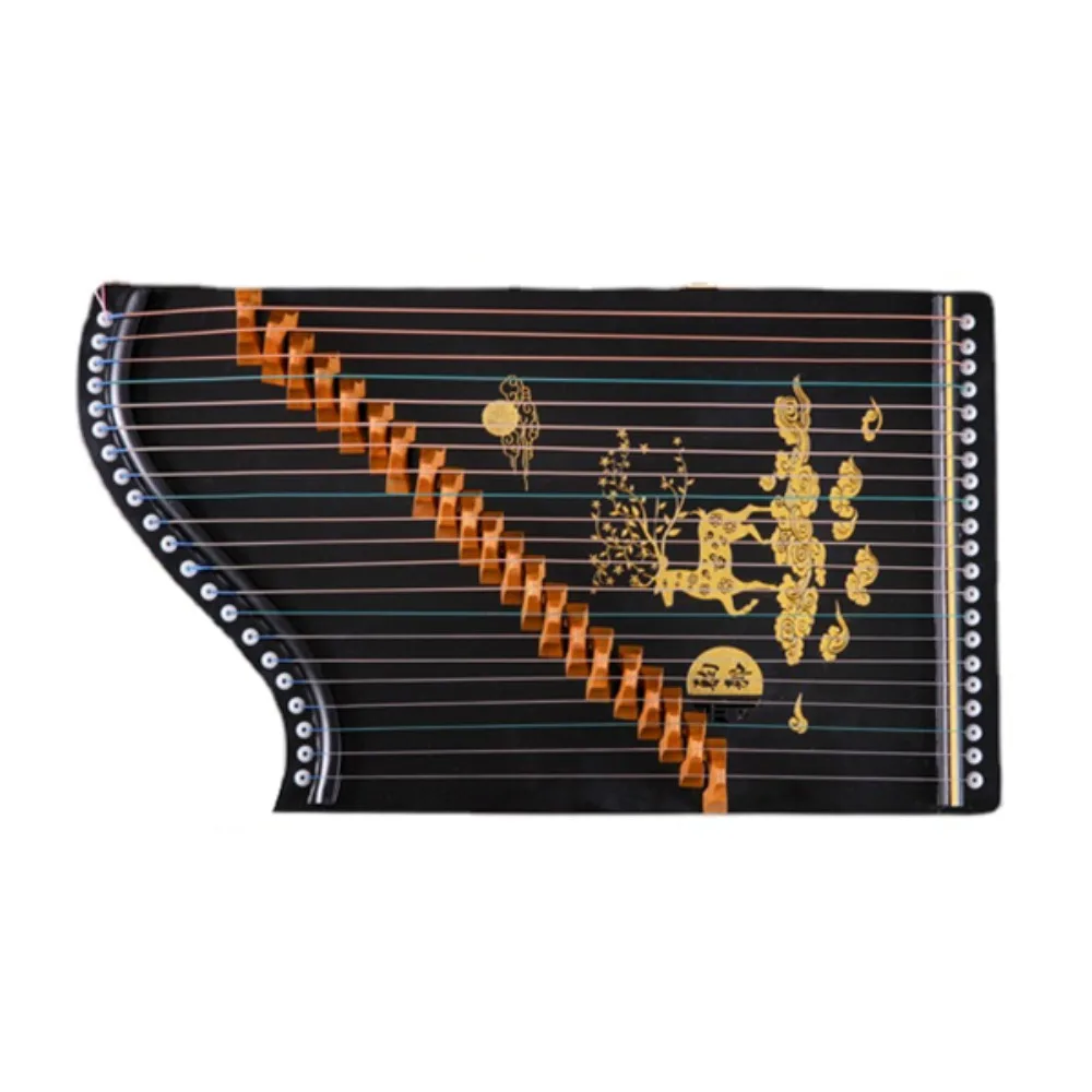 Portable Mini Guzheng 21 Strings Professional Chinese Zither Finger Pick Guzheng Guqin Beginner Musical Instruments Accessories