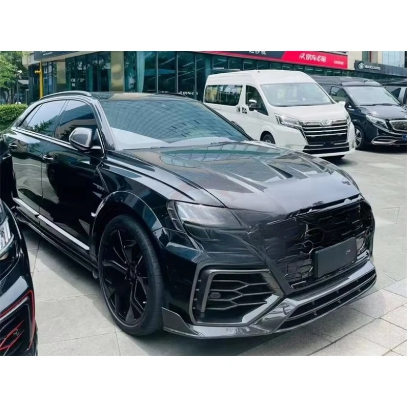 Carbon Fiber M Style Front Engine Hood for Q8 Upgrade Carbon Fiber Hood