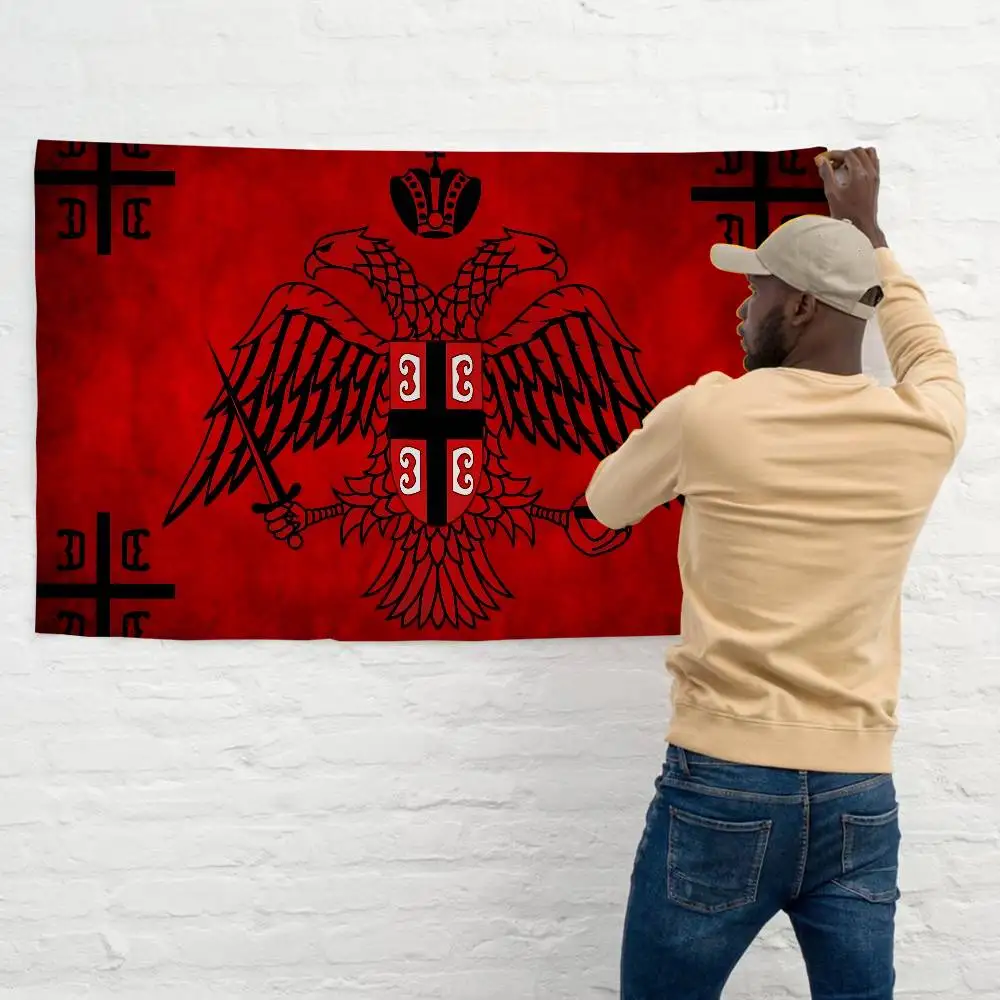 Russian O-Orthodox C-Church DIY Flag For Family Group Photo Living Room Home Dorm Decor Wall Art Decor Banner