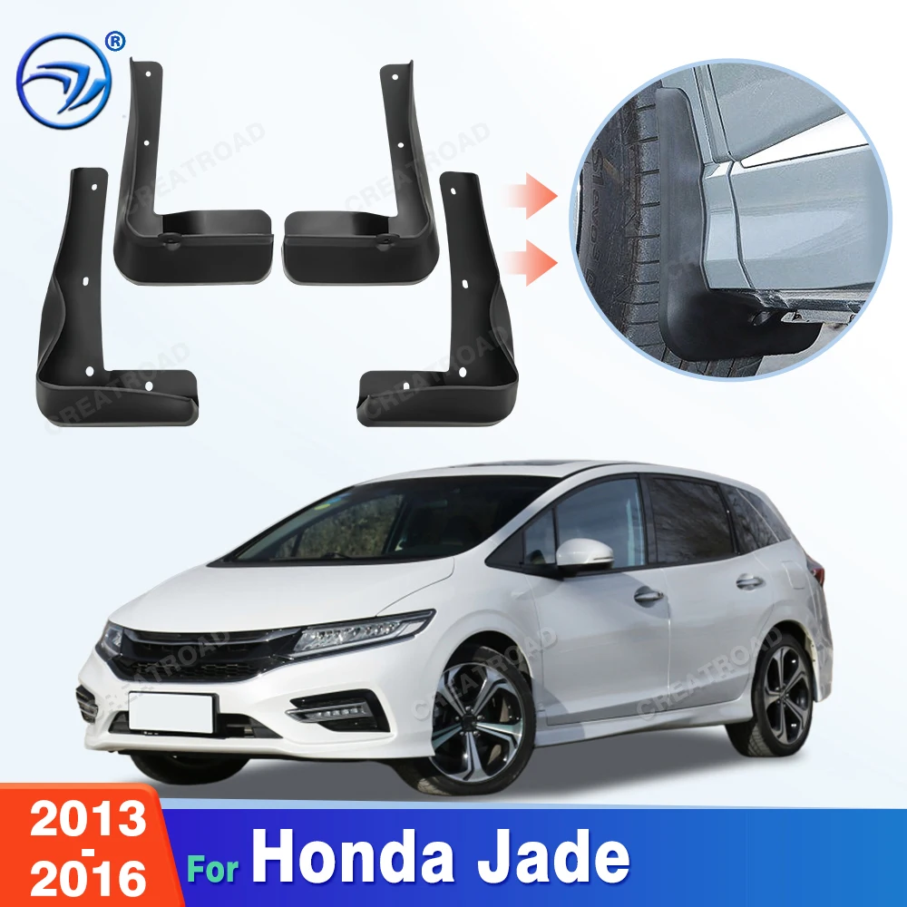 

For Honda Jade 2013-2016 2014 2015 Fender Mudguard Mud Flaps Guard Splash Flap Mudguards Car Accessories