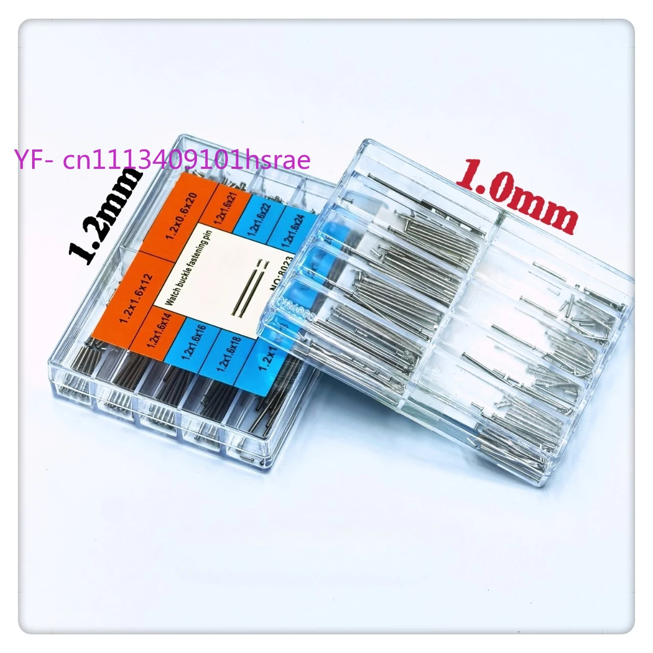 1.0mm/1.2mm Watch Buckle Tight Pins Spring Bars Replacement Screw Bars for Watch Band Repair