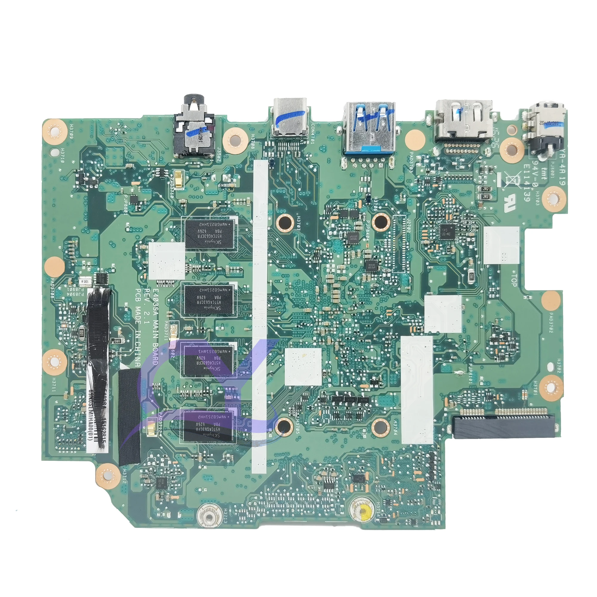 Imagem -02 - Placa-mãe do Portátil para Asus Vivobook E403sa E403s E403 Mainboard com N3050 N3060 N3700 N3710 Teste 100 ok