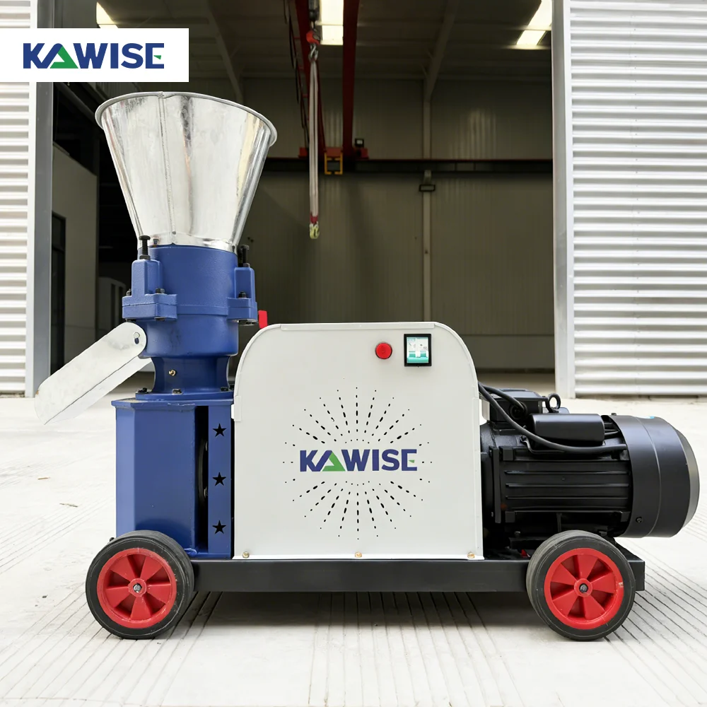 AIROW New Design Electric Flat Die Feed Pellet Machine for Poultry Livestock Feed Making and Small Farm Grain Processing