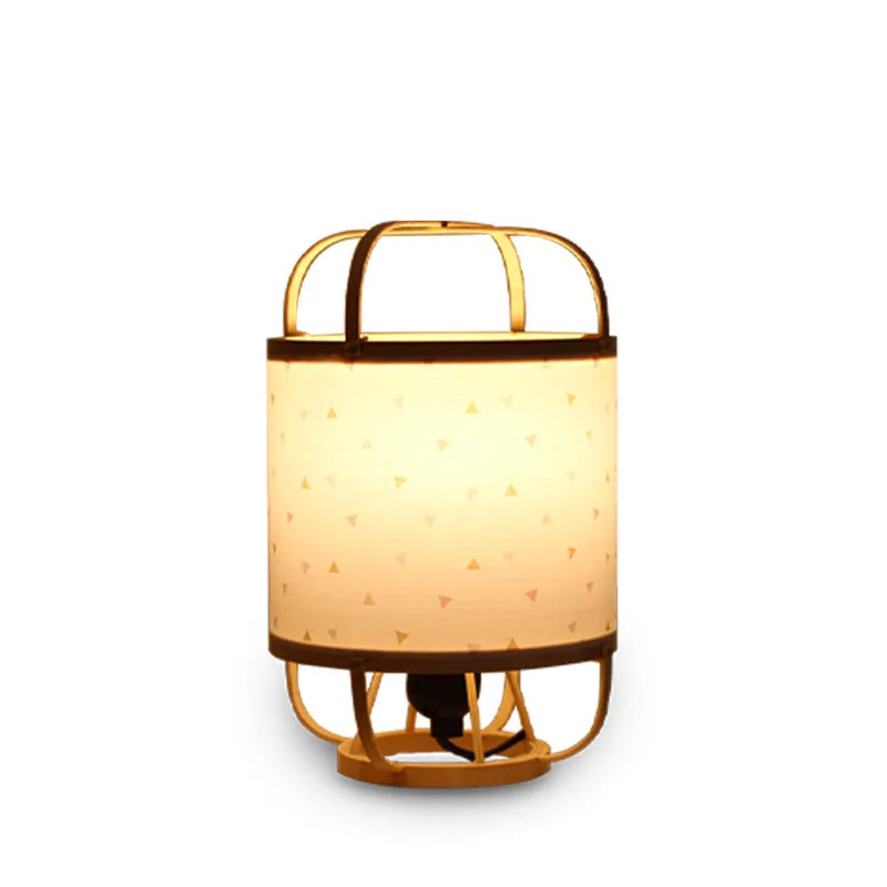 

Bamboo table lamp, bedside children's room desk hotel general lighting fixture