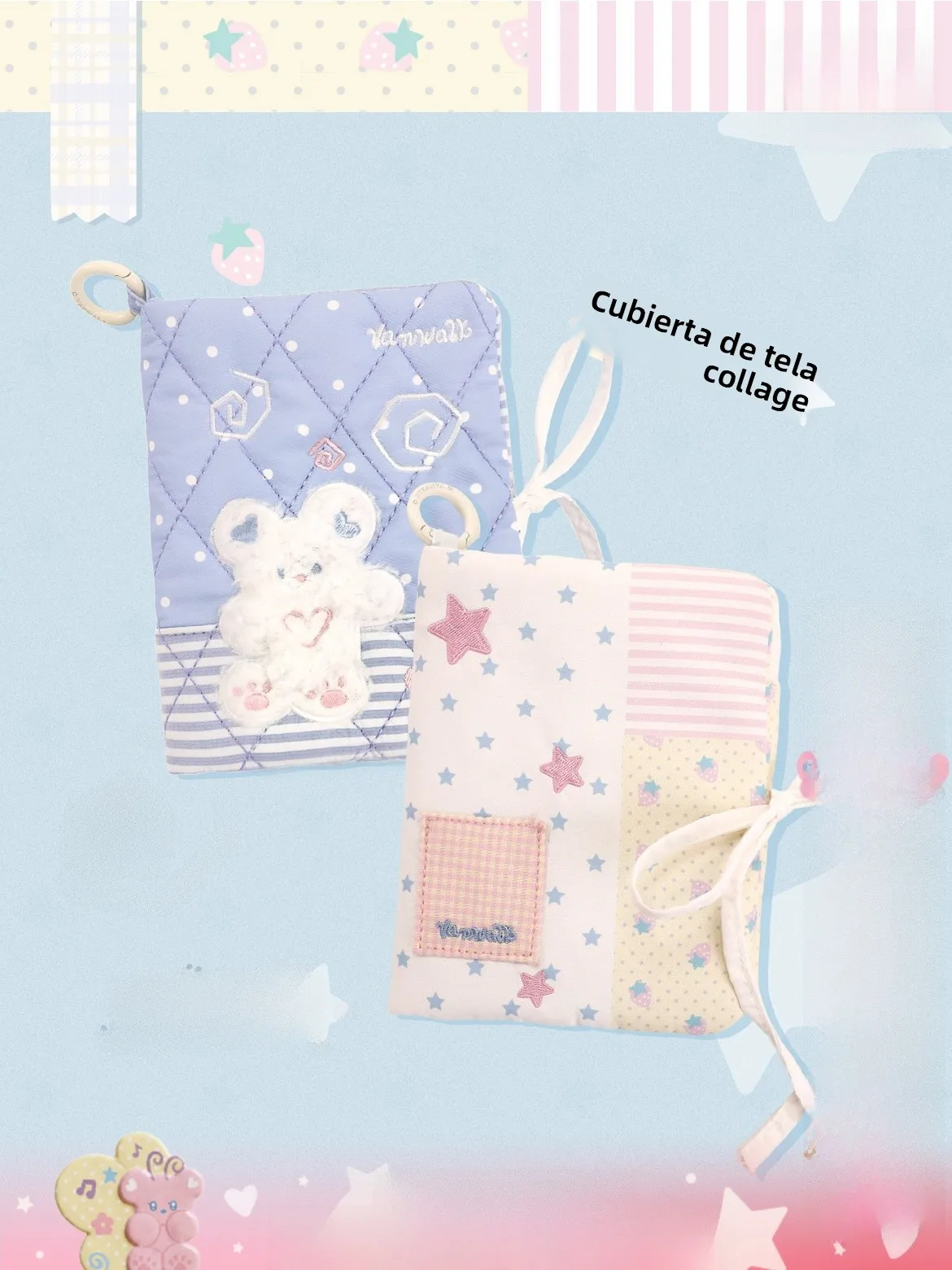 VANWALK Cartera Porta Pasaportes de Viaje Larga con Bolsa de Almacenamiento Integrada, Cartera de Mujer de Alto Valor Estétic...