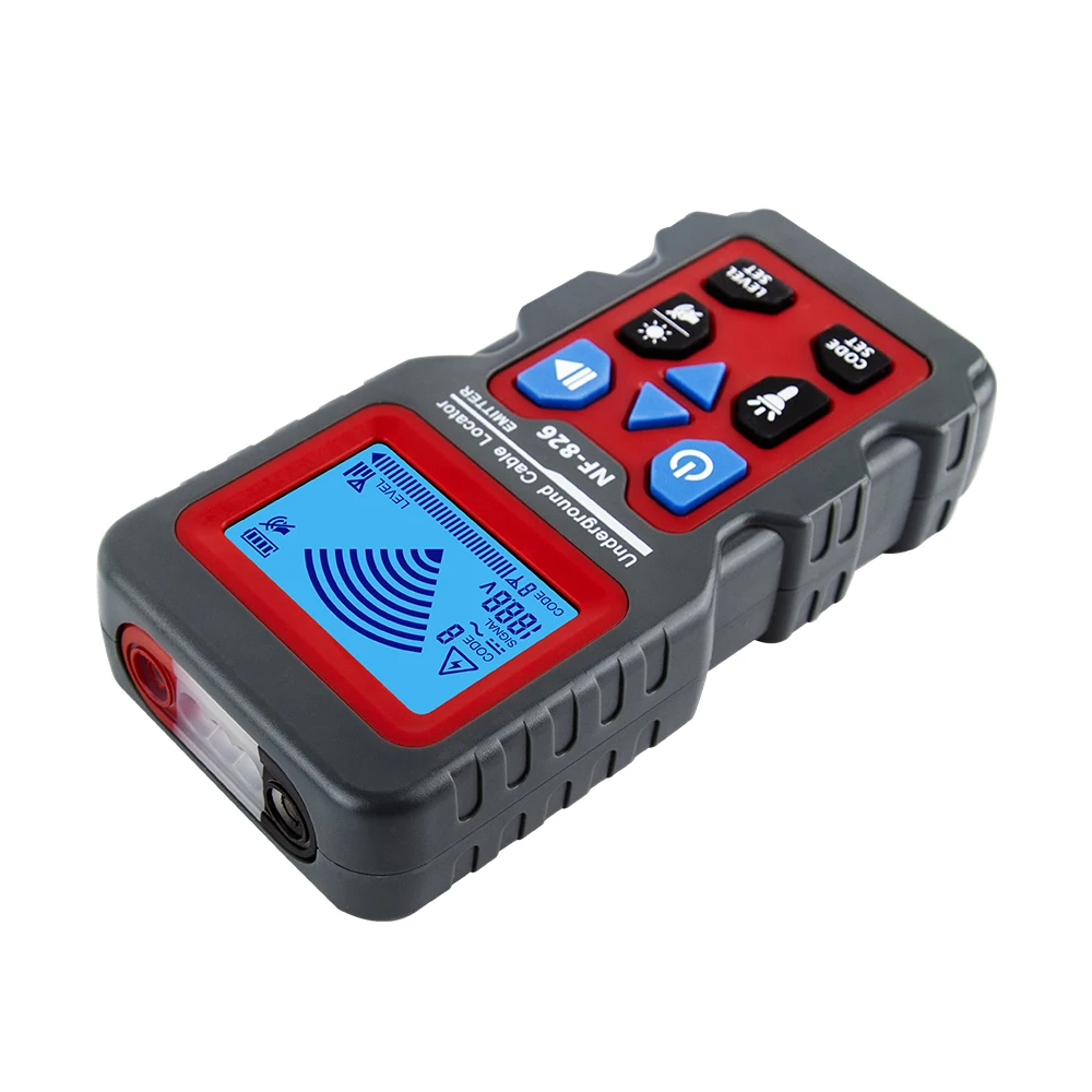 Wire Tracker Portable Telephone Cable Locator NF-826 Underground Pipe Detector Professional Cable Finder