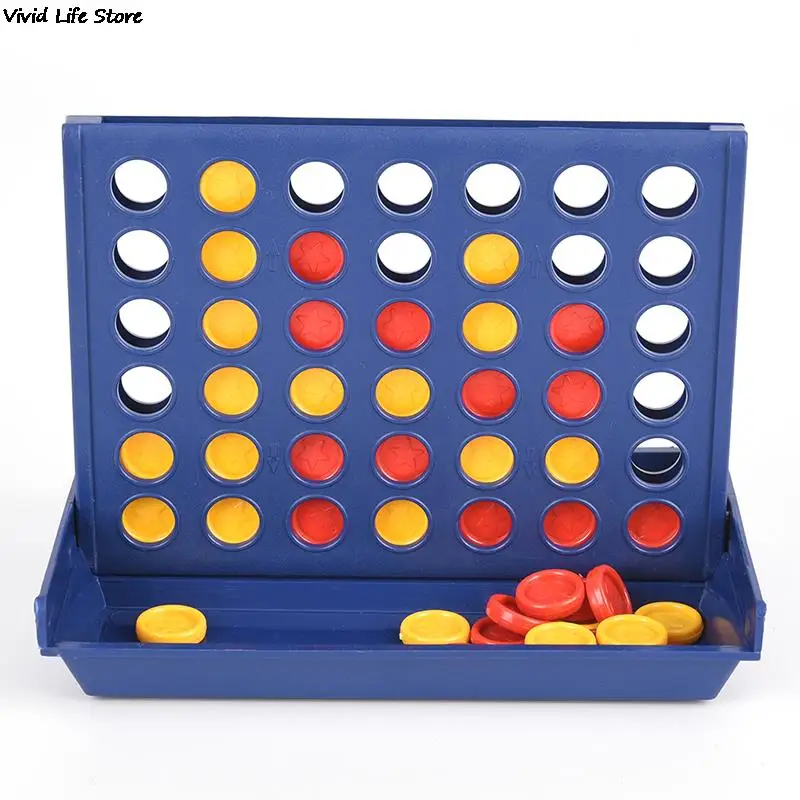 Connect 4 In A Line Board Game Children's Educational Toys For Sports Entertainment