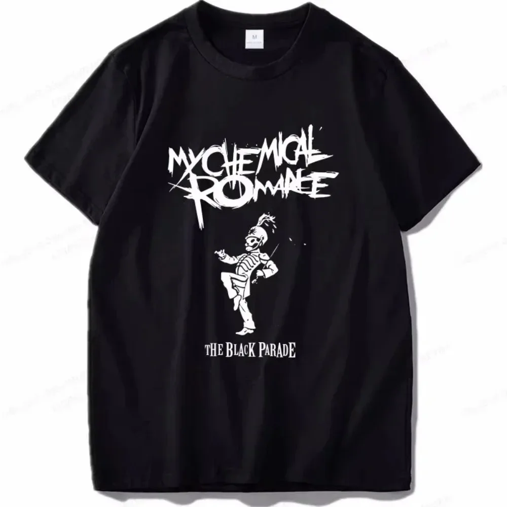 My Chemical Romance T-Shirt Damen T-Shirts Coole Hip-Hop Herren T-Shirts Lässige Mode Harajuku Kawaii T-Shirt Damen Y2K Kleidung – Detail 5