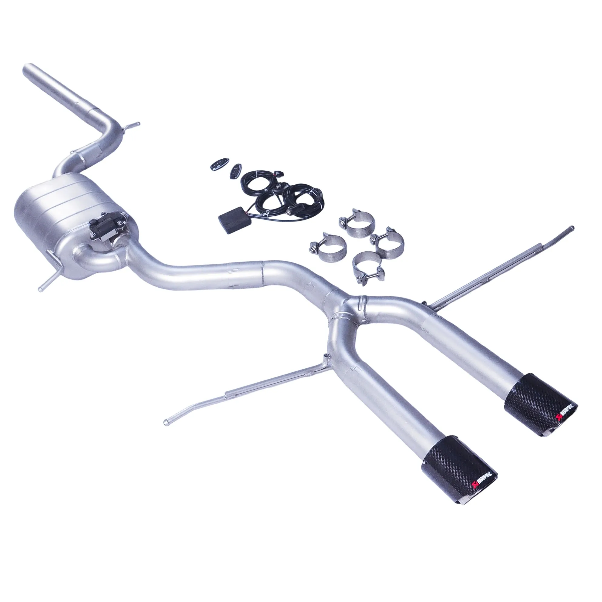 For  Valvetronic Muffler  Golf 5 GTI MK5 2.0T High-Permance Exhaust R32 Diffuser