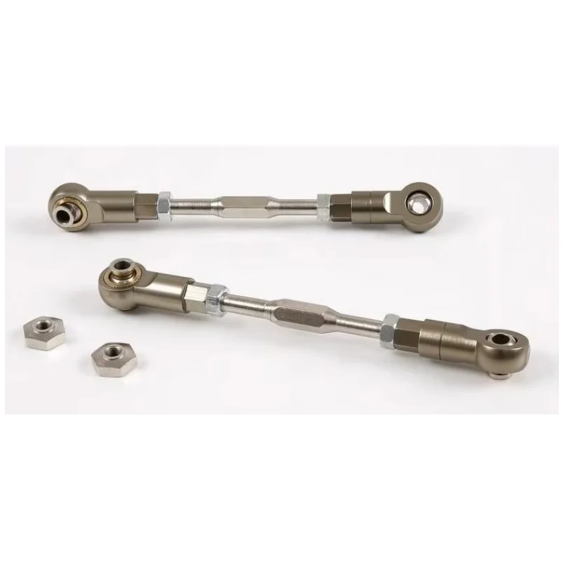 CNC Steel LT-SLT Front Upper Turnbuckle Links for Rovan LT SLT LOSI 5IVE T and King Motor X2