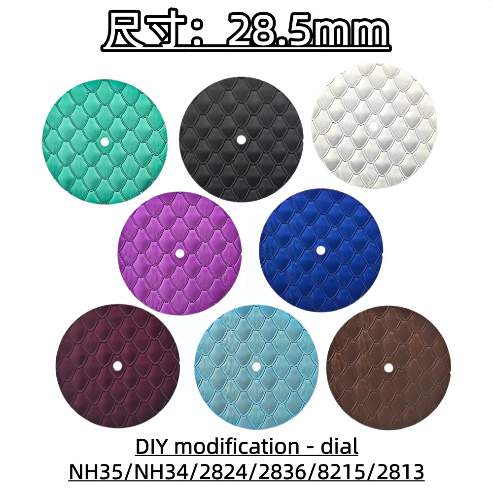 Customised 28.5mm Dial Face NH35 NH36 Dial Fit For 7S26 NH35 NH36 Movement Watch Face Surface Dial Parts