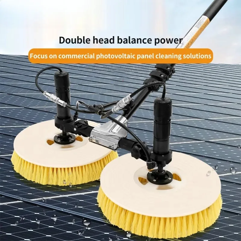 Rotating Solar Panel Cleaning Brush Solar Cleaning Machine Photovoltiax Cleaner