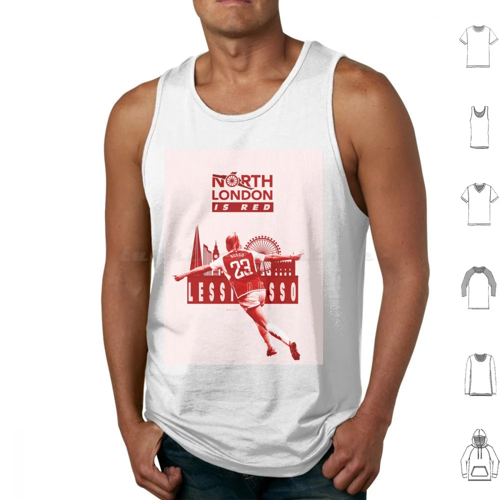 North London Is Red-Alessia edición rústica camisetas sin mangas estampado algodón Alessia Rusia mujeres fútbol inglés
