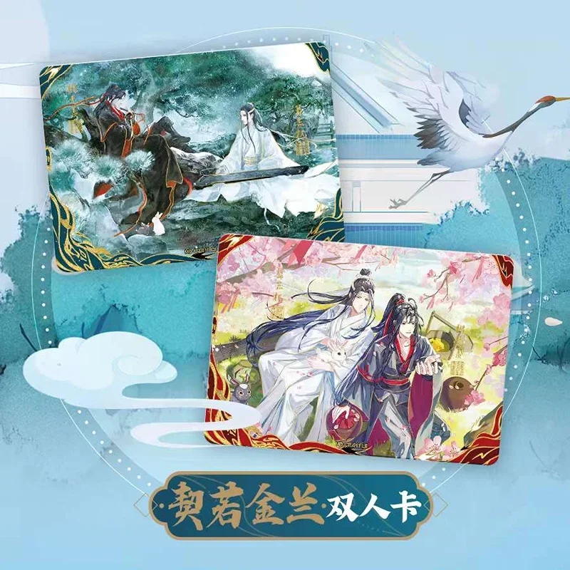KAYOU Założyciel Diabolizmu Karty Mo Dao Zu Shi Anime Kolekcjonerskie Karty Gry Planszowe Zabawki Mystery Box Prezenty Urodzinowe dla Dzieci