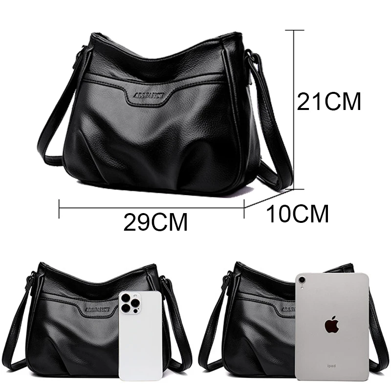 Hot Luxury Handbags Women Bags Designer Crossbody Large Capacity Female Shoulder Bag Fashion Brand Ladies Leather Messenger Bags