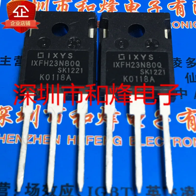 

Free shipping IXFH23N80Q TO-247 800V 23A 20PCS