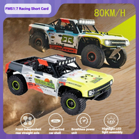 FMS RC cars 1/7 large-sized 4WD brushless high-speed drift remote control simulation racing car Short truck SUV Male Rc car gift