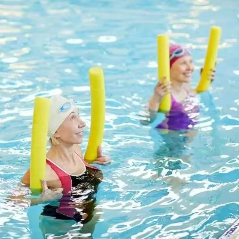 1PC Buoyancy Stick Hollow Pearl Cotton Sponge Float Strip Adult Children Learn To Swim Kindergarten Sponge Game Stick