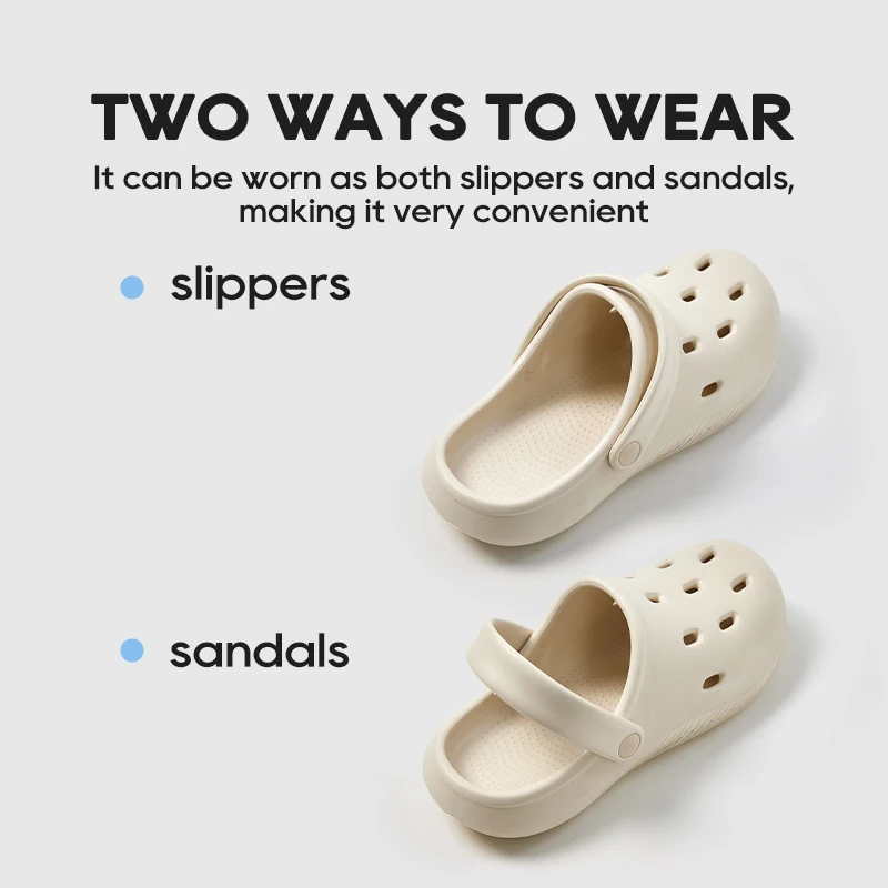 UTUNE 2026 Summer Shoes For Women Lightweight Home Nurse Sandals Non-Slip Breathable Mens Beach Slippers Trendy Comfort Design