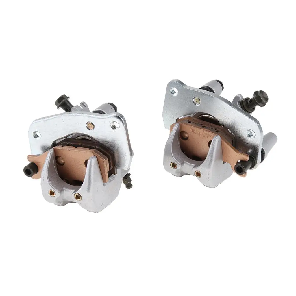 Front Brake Caliper Set Iron Performance Disc Brake Replacement for Suzuki KING QUAD 700 750 ATV Parts