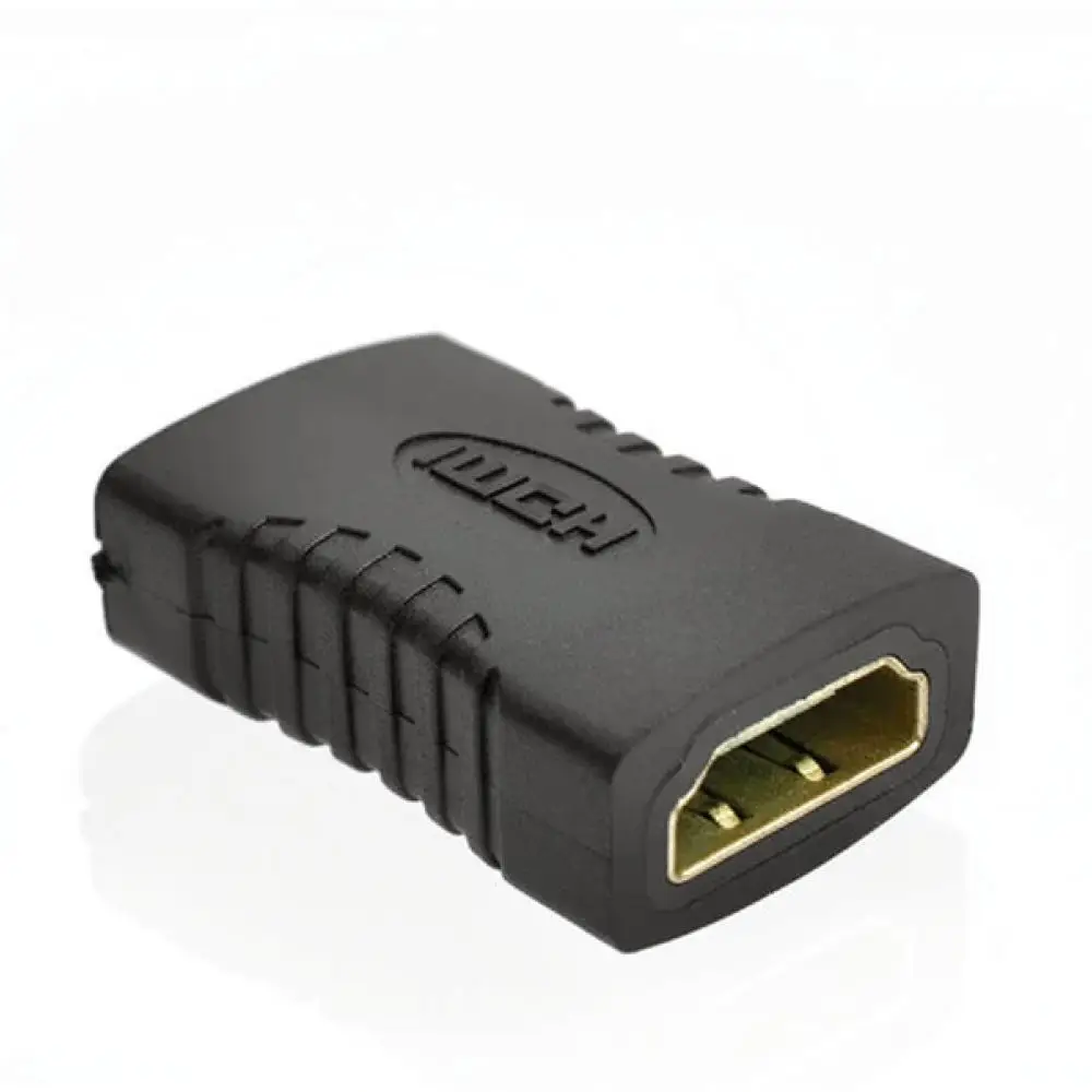 Biaozhixin HDMI Female To Female Adapter Converter For Computer Laptop Monitor Screen Visual Signal Extension Connector