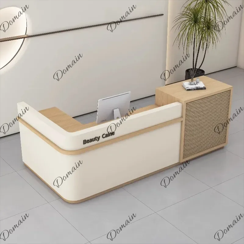 XX Fashion Luxury Reception Desks Vintage Decoration Restaurant Universal Reception Desks Modern Bureau Chinese Style Furniture