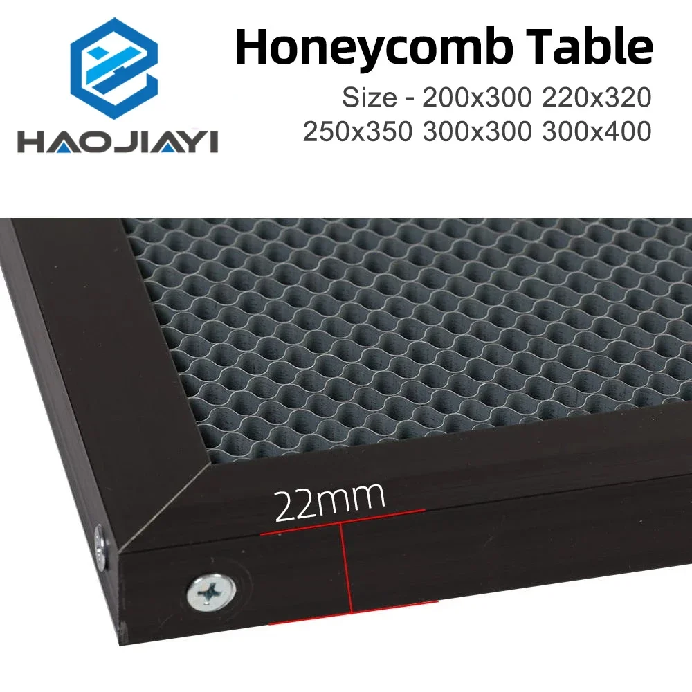 Mesa de trabalho em favo de mel a laser 300x400 300x300 250x350 220x320 200x300mm para máquina de corte e gravação a laser CO2