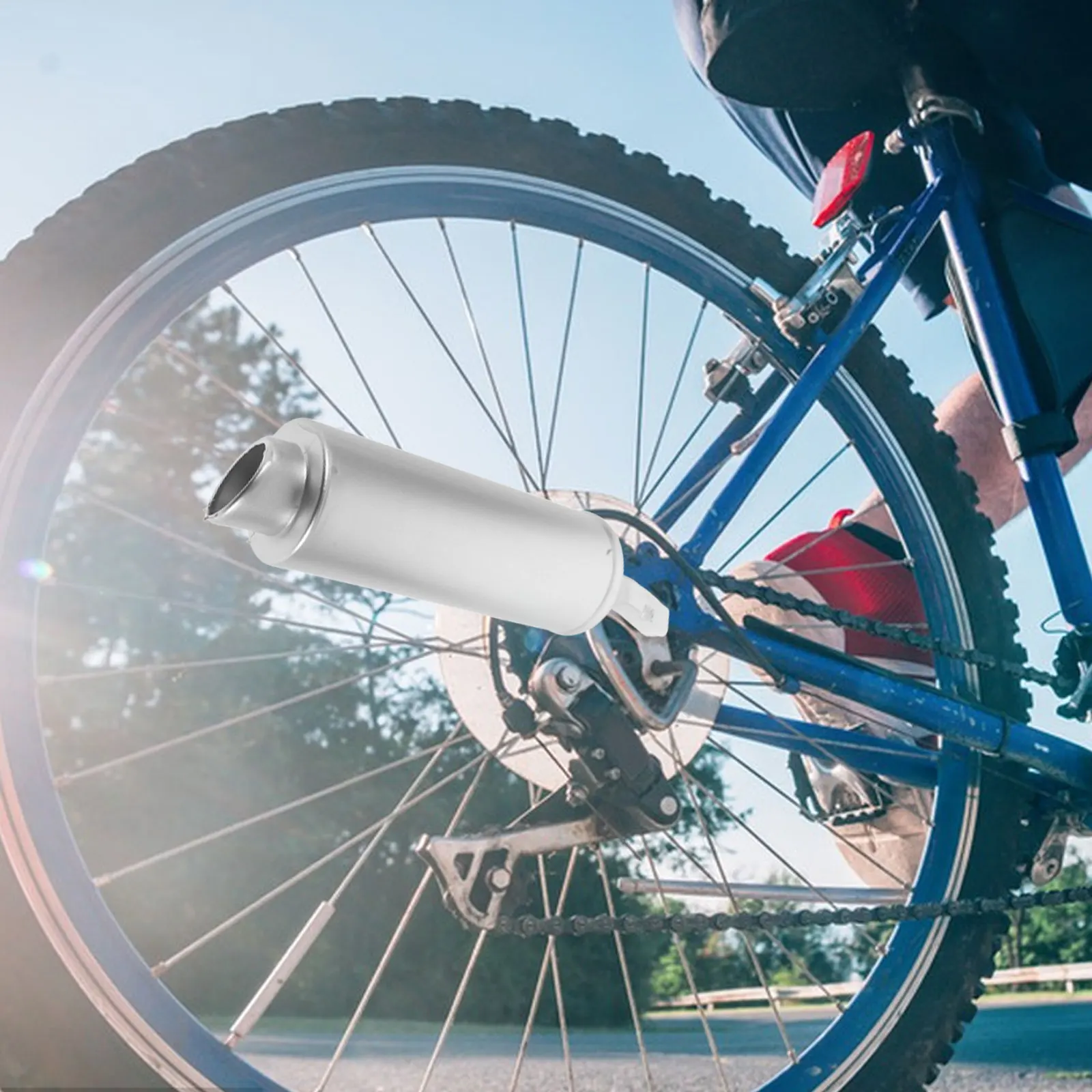 

Bicycle Sound Pipe Realistic Motorcycle Maker Durable Plastic Bike Accessories Road Exhaust System