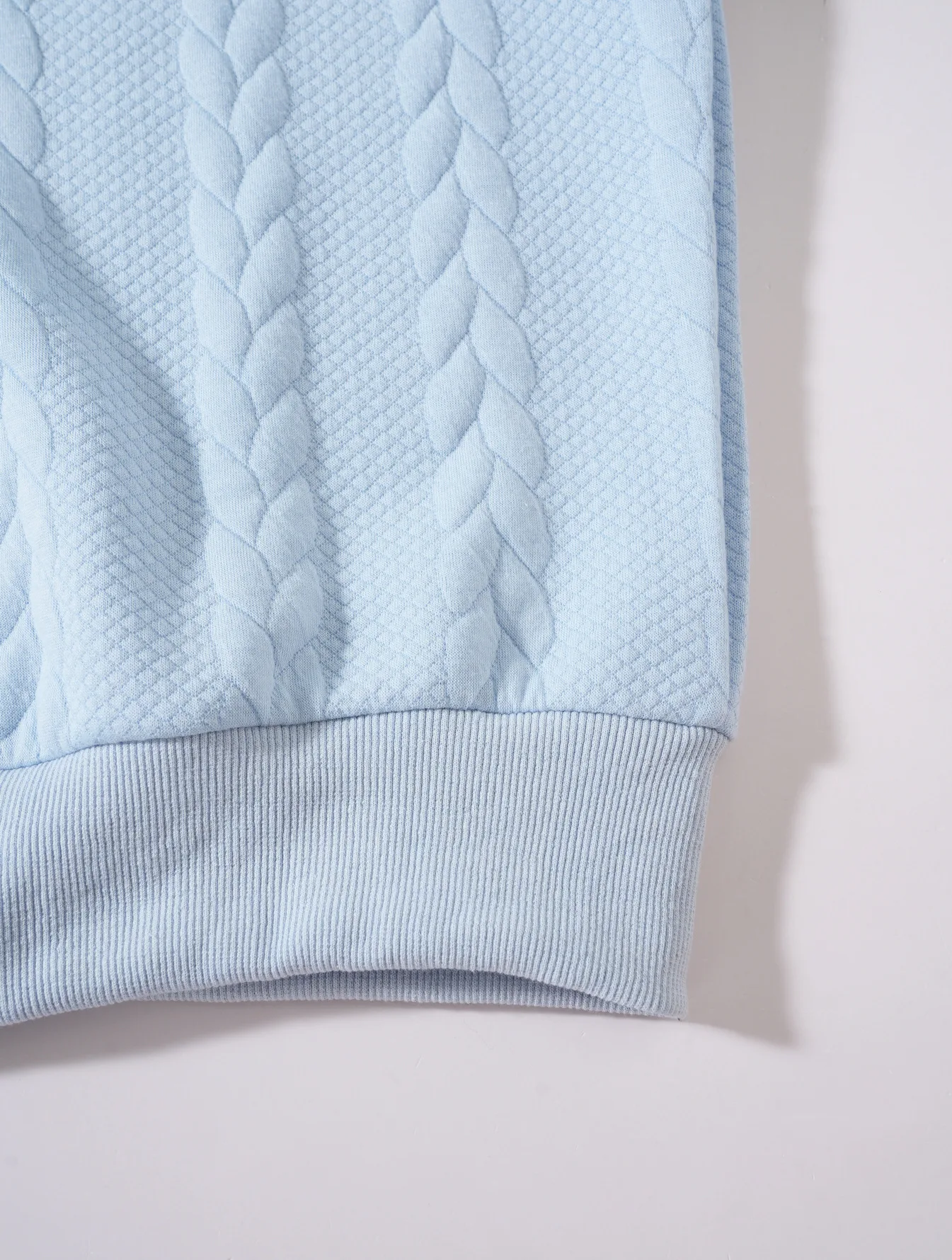 Herren Zweiteiliges Set aus Jacquard-Stoff: Kapuzenpullover mit Kordelzug und Weite Hose, Weiche Freizeitkleidung für Zuhause, Vielseitige Alltagskleidung für Männer – Detail 17