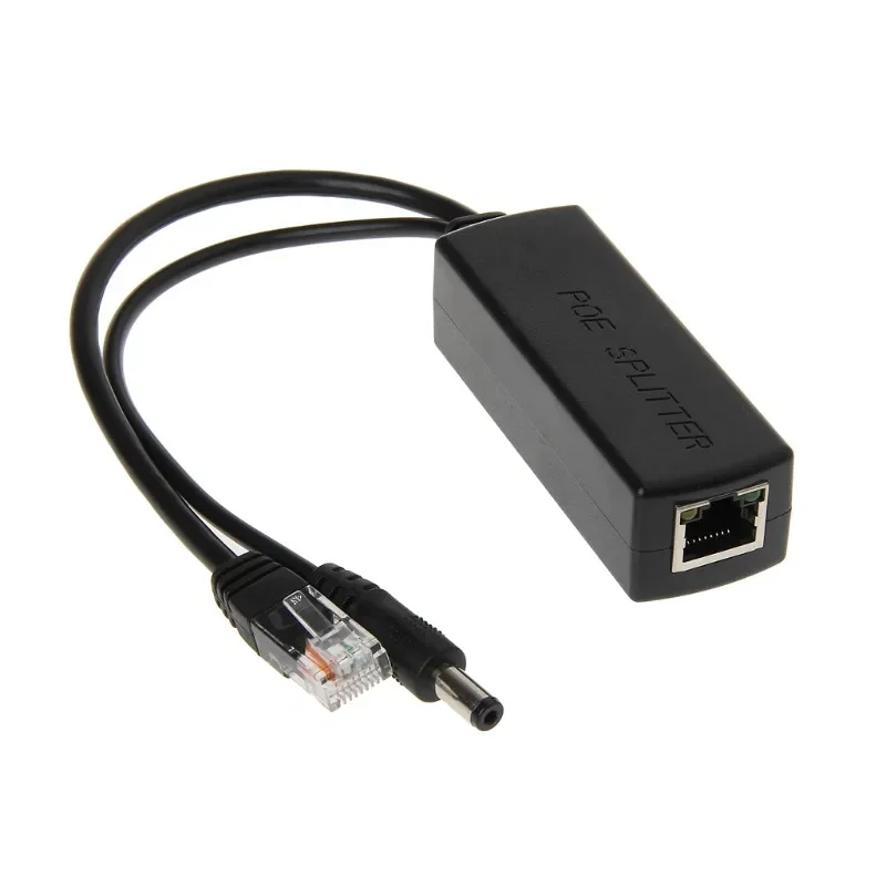 10/100M IEEE802.3at/af Power Over Ethernet PoE Splitter Adapter For IP Camera 80x27x22mm/3.15x1.06x0.87in