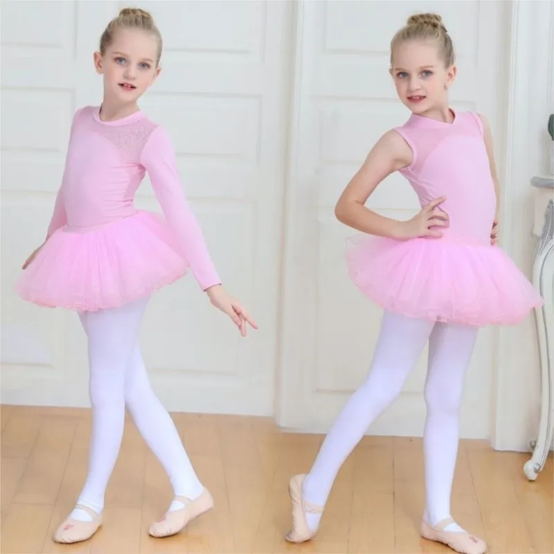 Children Dance costumes Girls sleeveless Ballet Leotard Ballet training outfits for kids stage performance outfits Ballet dress