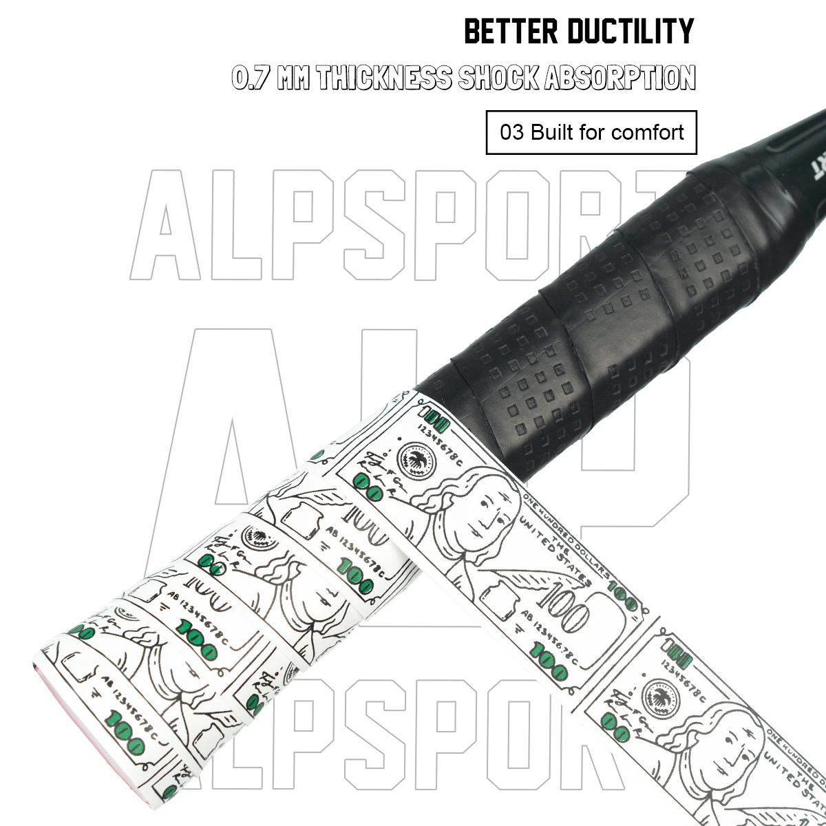 ALP USD PRO Pickleball Schläger Grip Tape Badminton Schläger Anti-rutsch Schweiß absorbieren Band Outdoor Training Angeln Zubehör