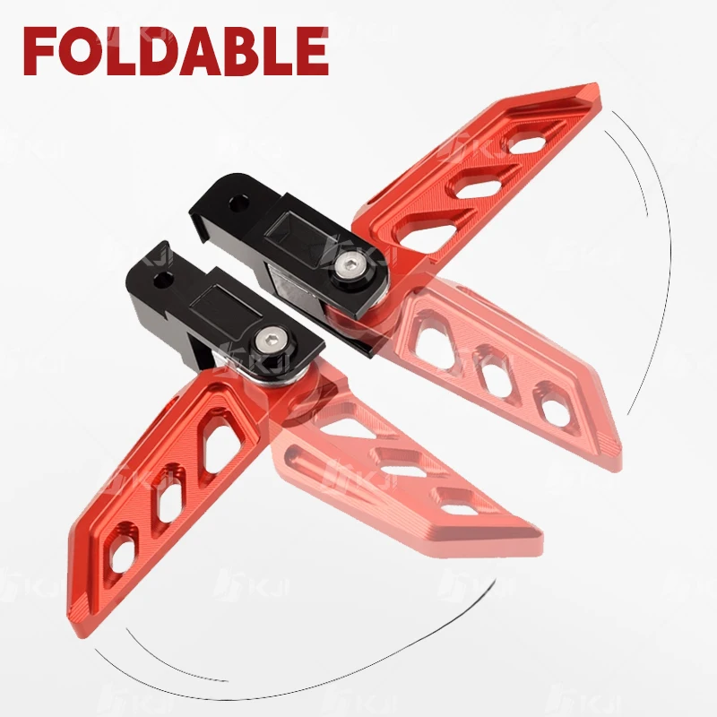 For Honda NSS FORZA 350/300/250/150/125 Rear Passenger Footrest Foldable Foot Pegs Pedal Accessories Parts