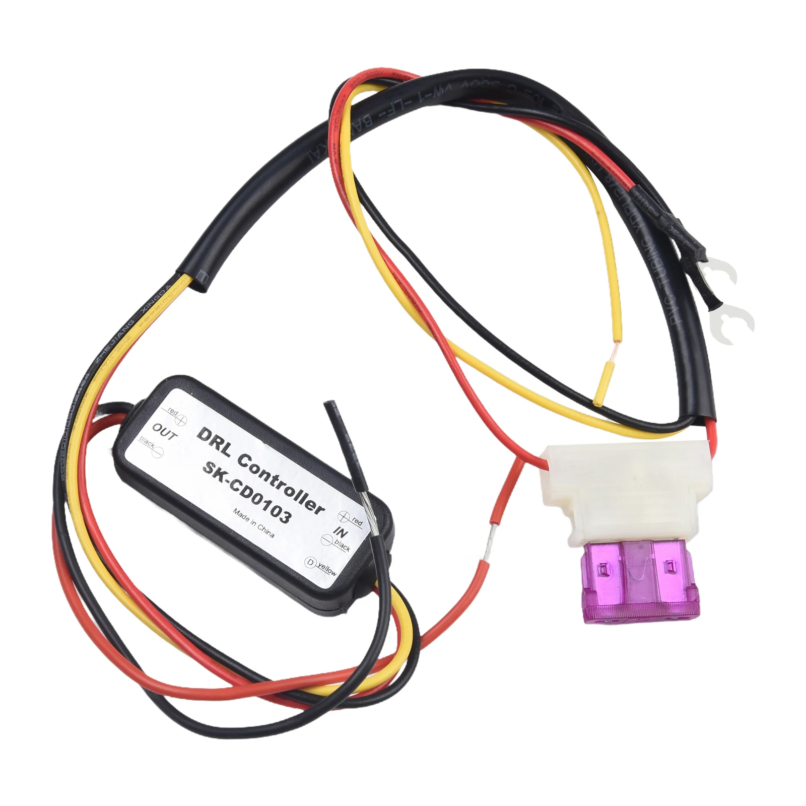 LED Light Controller Relay Running Light 12-18V 5A Automobile Black Controller For Most Cars Harness Daytime Fitment Fog Light