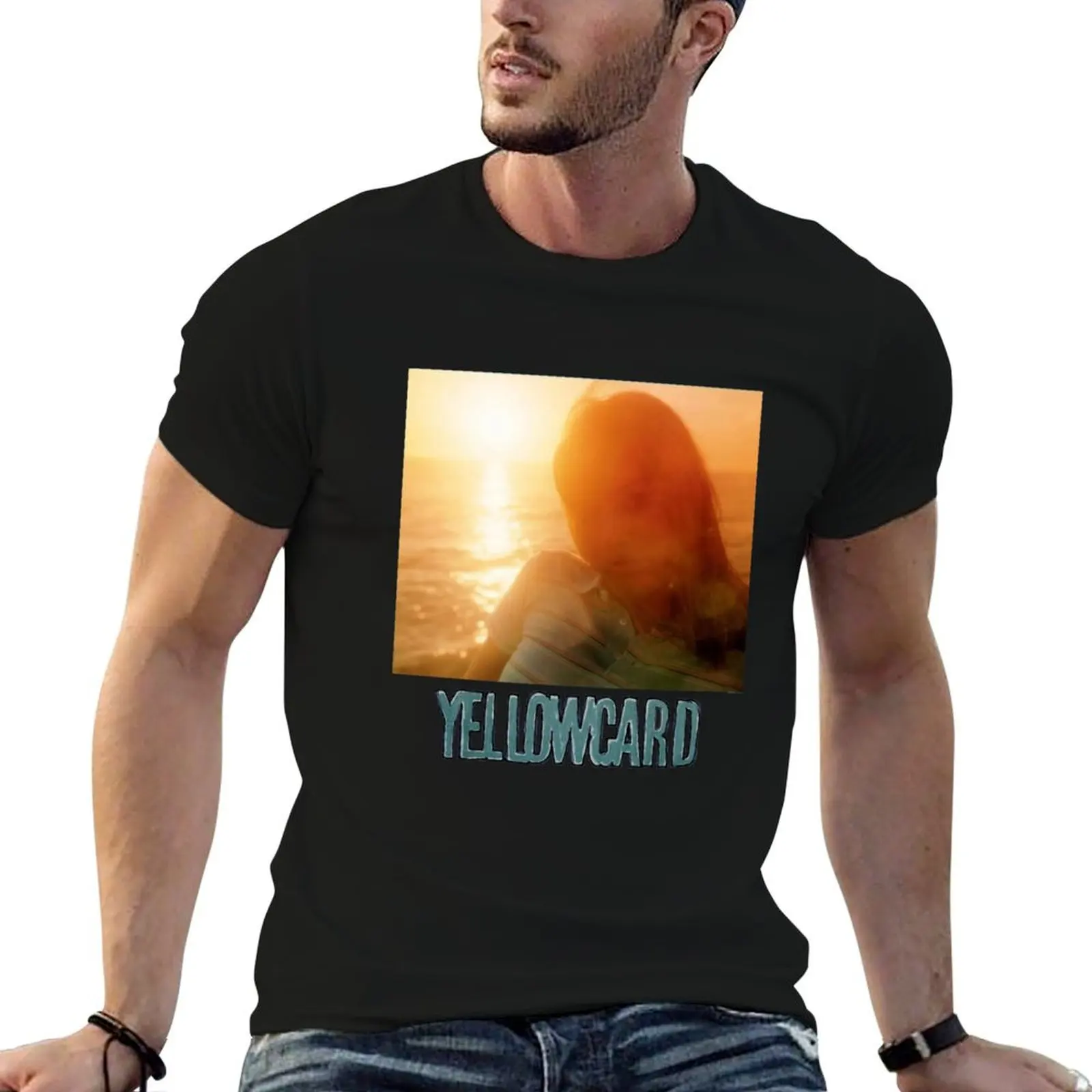 Yellowcard Ocean Avenue 34 Sleeve Raglan Baseballs T-Shirt Gym Exercise Short Sleeve T-Shirt