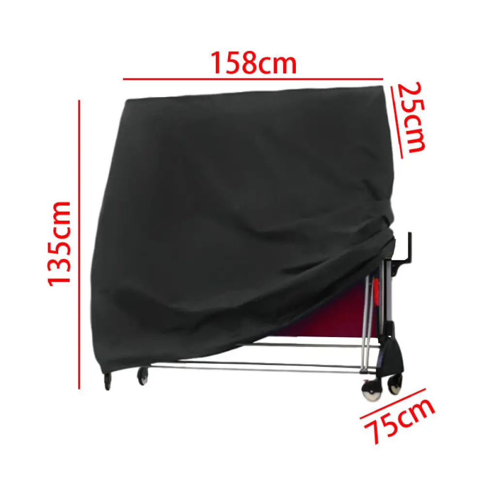 Outdoor Ping Pong Table Cover Waterproof Oxford Fabric Dustproof Protection Folding Guard For Home Sports Equipment