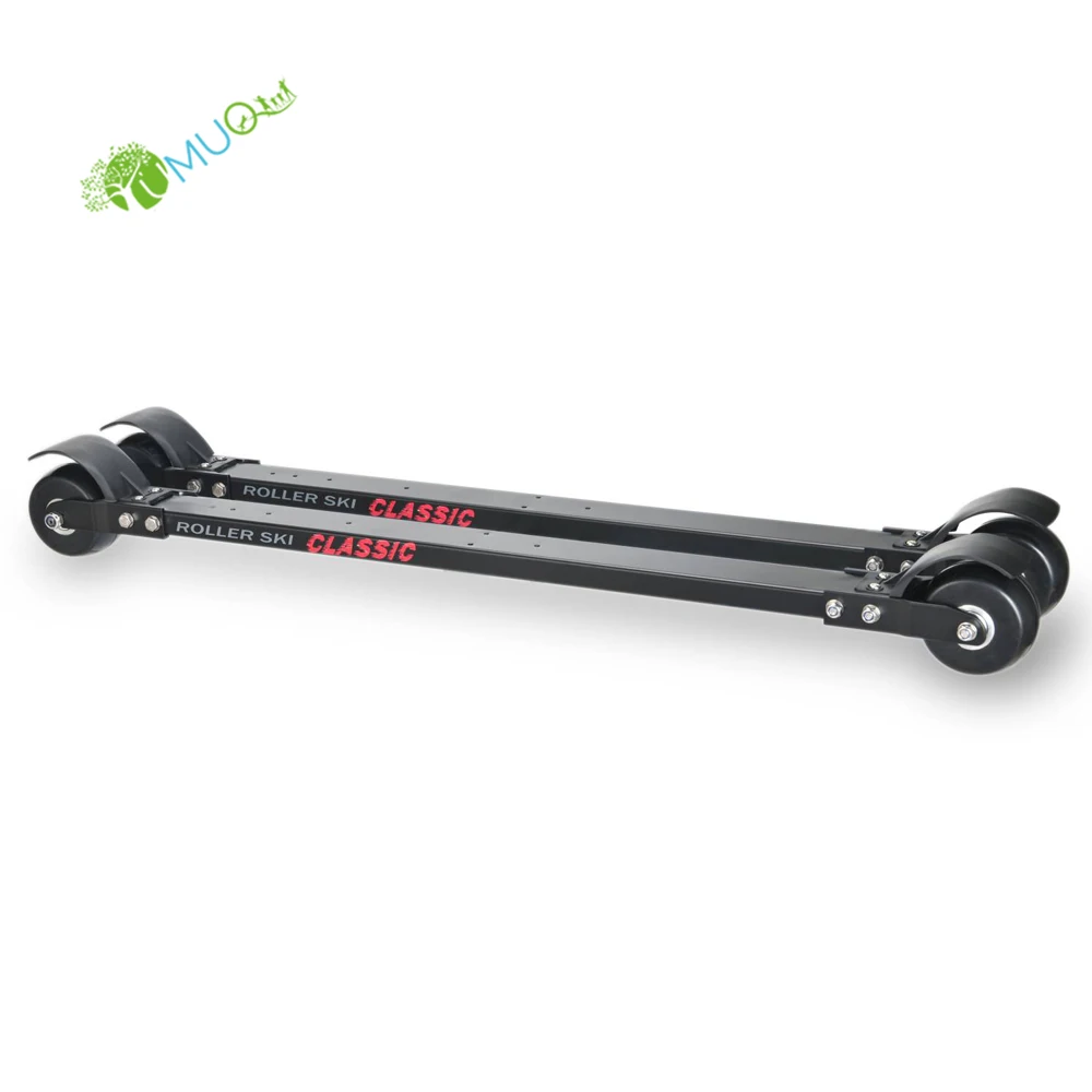 YumuQ Winter Sport Summer Autumn Spring Skate Aluminum Roller Ski on Road