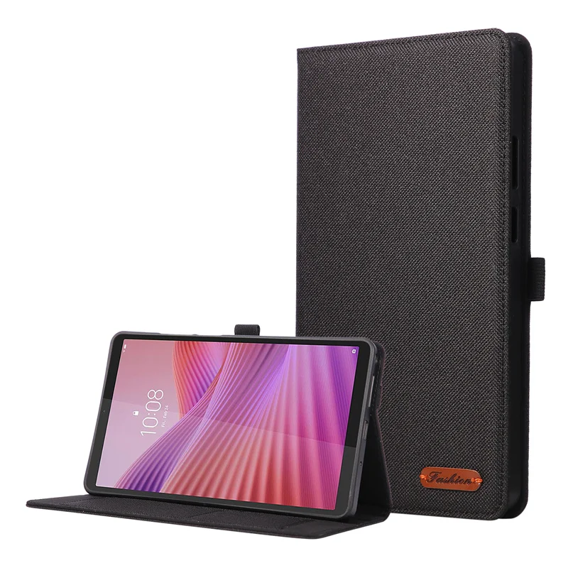 For Lenovo Tab One 8.7 K9 TB-305FU TB-X305XU 2025 Case CowBoy PU Leather Back Silicon Stand Tablet Case