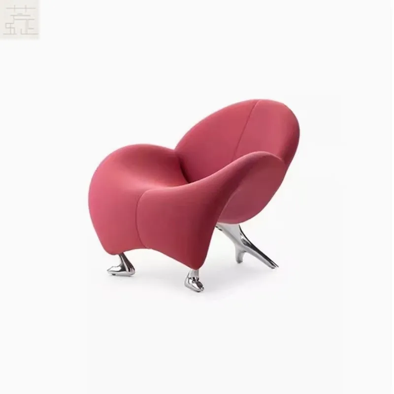 

Nordic modern designer creative leisure chair model room hotel lobby reception sofa chair Internet celebrity croissant chair