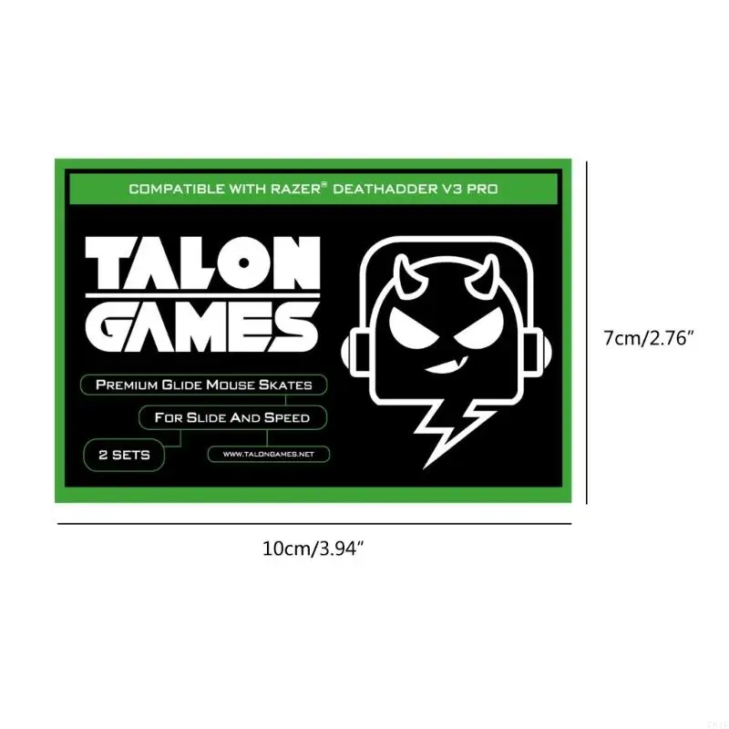 781E Talongames Chuột Skates Pads 2Sets White tròn các cạnh cong Chuột thay thế cho Deathadder Chuột