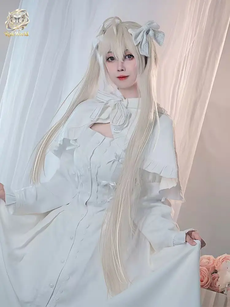Yosuga no Sora Kasugano Sora Bunny Ear Dress Cosplay Full Set Lolita Women Anime Outfit For Comic Con Halloween Cos Party view 6