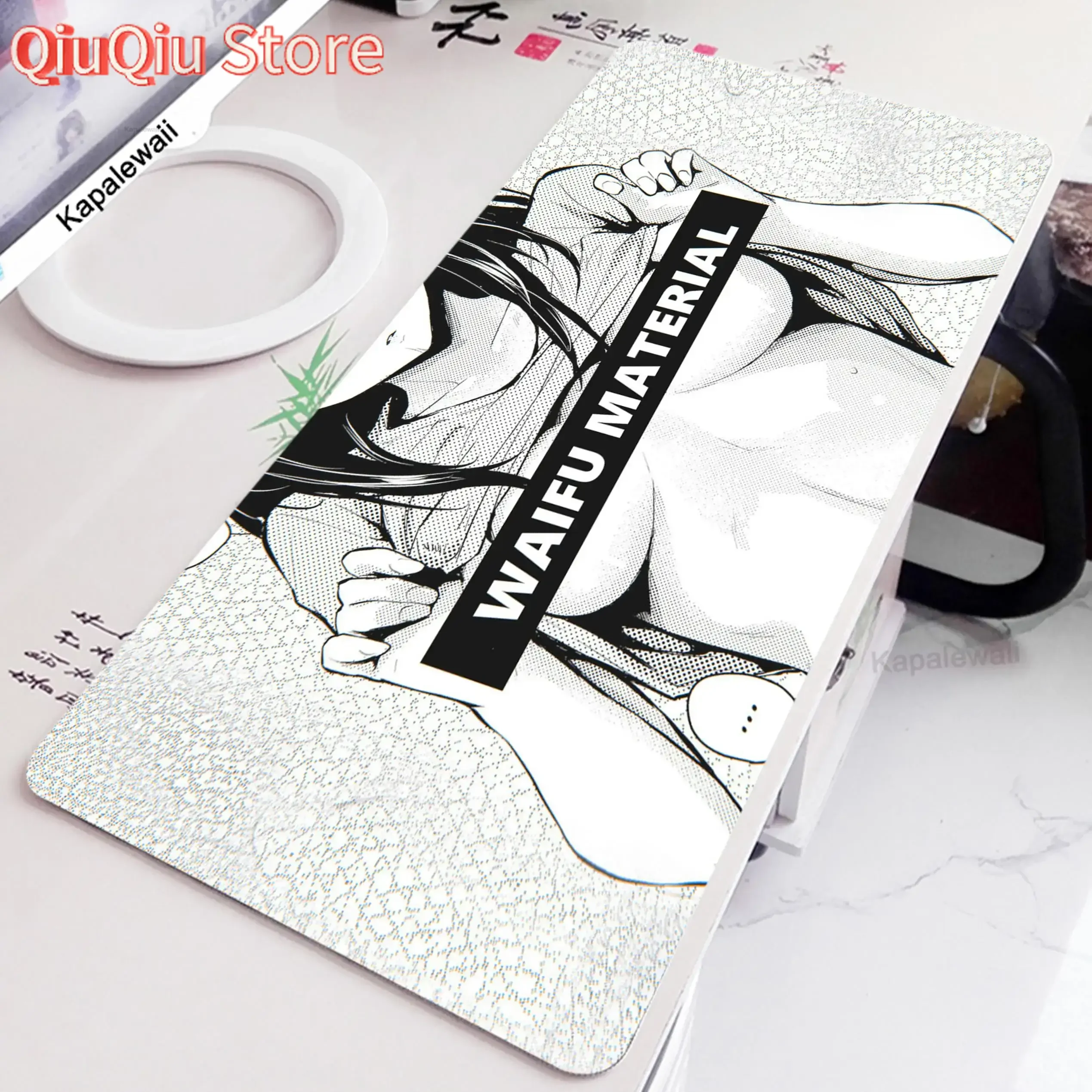 

Большой аниме сексуальный коврик для мыши для девочек, коврик для мыши для ПК, геймерский коврик для мыши HD с принтом, коврики для игровой клавиатуры XXL, ковер для стола, офисный резиновый настольный коврик 80x30 см