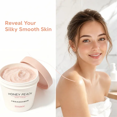 Peach Purifying Body Scrub-Smoothing And Hydrating-200g