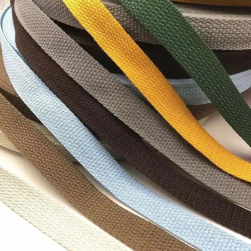 38mm 1-1/2 inch 50 Yards Multi-color Ribbon DIY Accessories Canvas Bag Strap Webbing Sewing Bias Tape Backpack Belt 1.5mm Thick