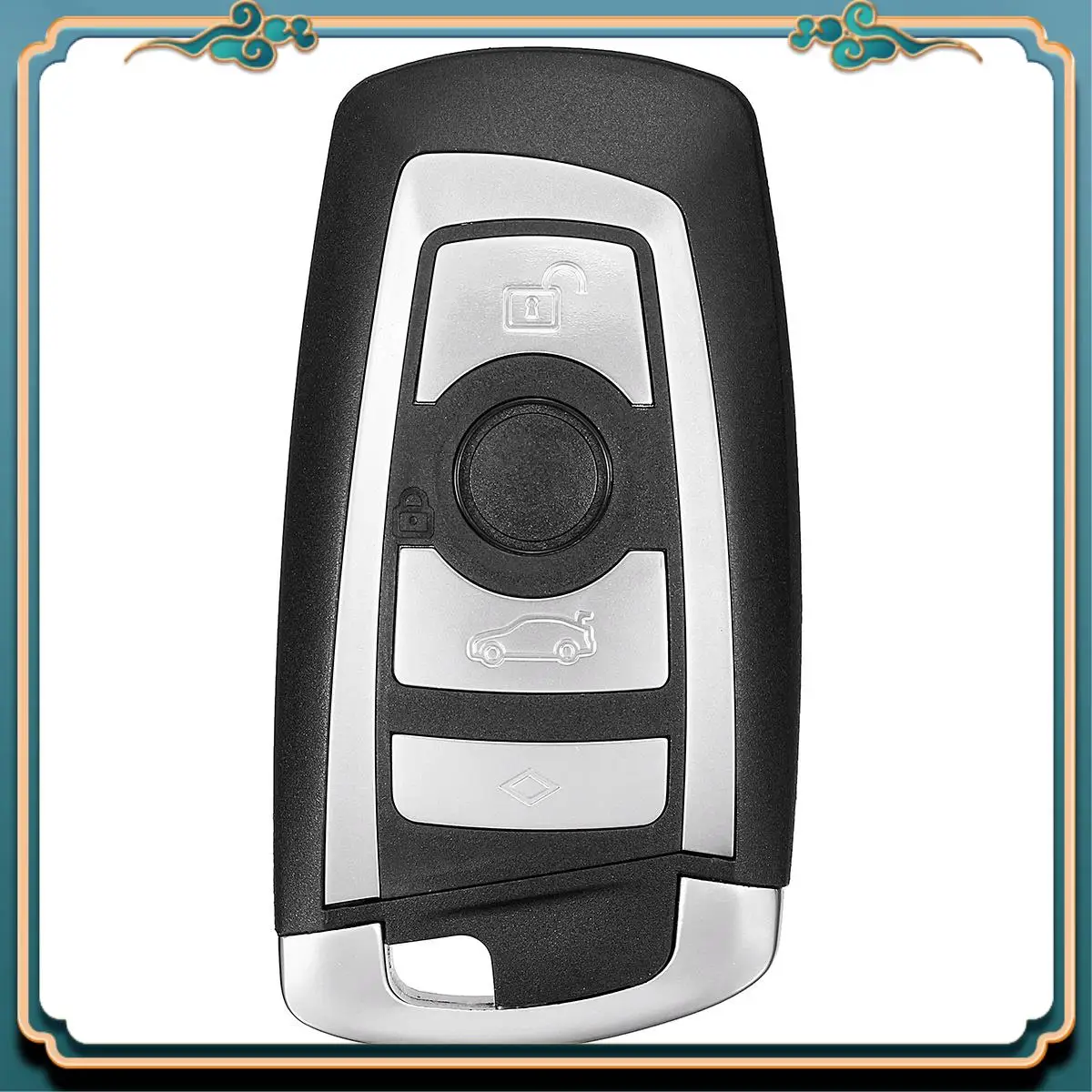 Kunci Remote Pintar Mobil Terbaru 4 Tombol 868Mhz Cangkang Casing Fob dengan Chip PCF7953P untuk BMW 5 7 Seri X3 CAS4 Penutup Kunci