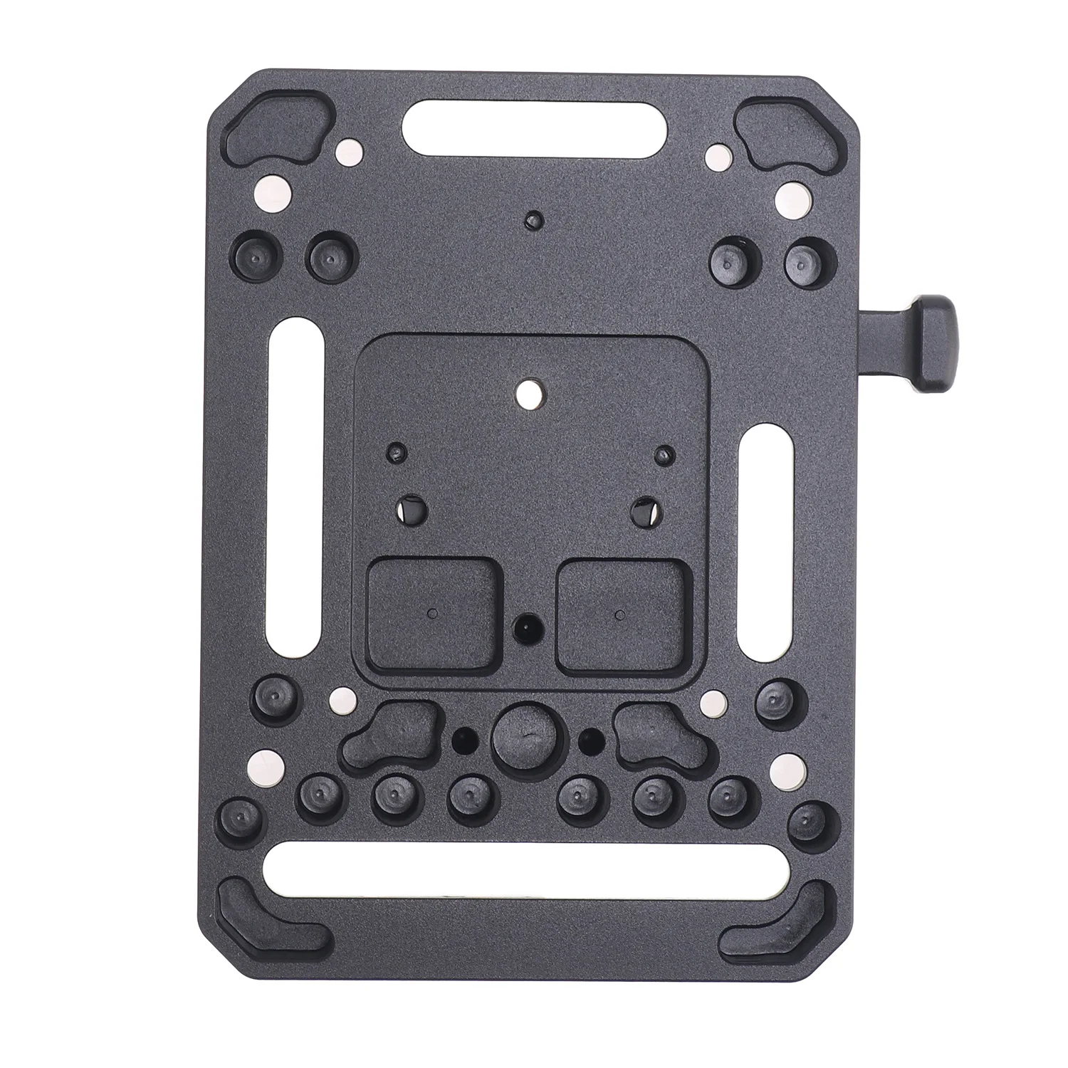 15mm V-shape Battery Buckle Plate/V-port Battery Hanging Plate Guide Rail Tube Clamp Fixed Base Photography Photo Studio kits