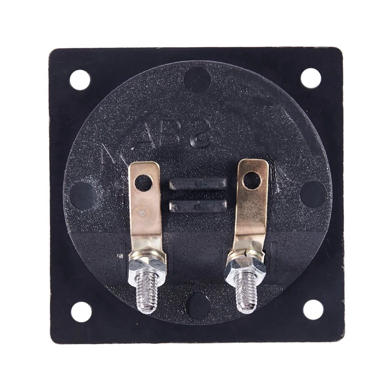 N15R-8X Square Shape Double Binding Post Type Speaker Box Terminal Cup Black
